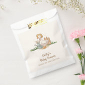 ミードウヴィンテージリトルアクリングガーデンベビーシャワー フェイバーバッグ (封をした状態)