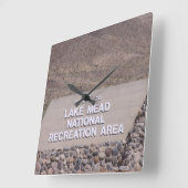 ミード湖時計 スクエア壁時計 (傾斜)