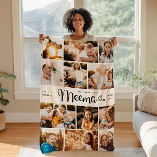 ミーマウラブユーハートモダン写真集 フリースブランケット