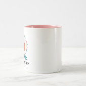 ミーマ·エバ最高のー·おばあちゃん·ギフト ツートーンマグカップ (中央)