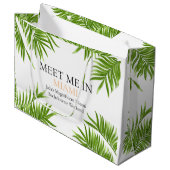 ミーミーマイマイアミバチェロレッテ ラージペーパーバッグ (正面アングル)