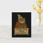 ミームおもしろいティー'；トザティズムM'lord T-sh カード (黄色い花)