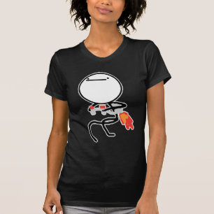 ミームここにすることを何も顔の激怒しません Tシャツ