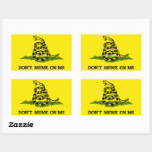 ミームしない 長方形シール (シート)