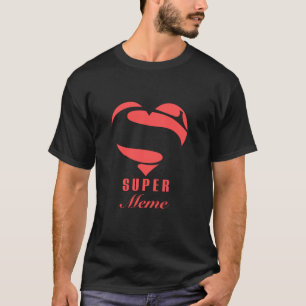 ミームすごいスーパーヒーローギフトファミリークリスマスコスチューム Tシャツ