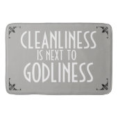 ミームのバス・マットの清潔の次の敬神のヴィンテージ バスマット (正面)