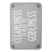 ミームのバス・マットの清潔の次の敬神のヴィンテージ バスマット (正面縦)