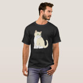 ミームの猫猫の子猫1 Tシャツ (正面フル)