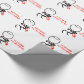 -ミームをここにすることを何も ラッピングペーパー (角)