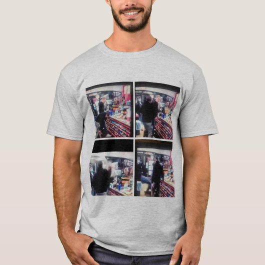 ミームをひねり、お茶をひねり、おもしろいTシャツ Tシャツ (正面)