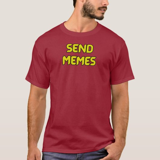 ミームを送ろう Tシャツ (正面)