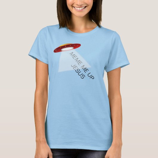 ミームイエス・キリストの上の私 Tシャツ (正面)