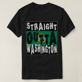 ミームカスタムストレートアウトタワシントンティー Tシャツ