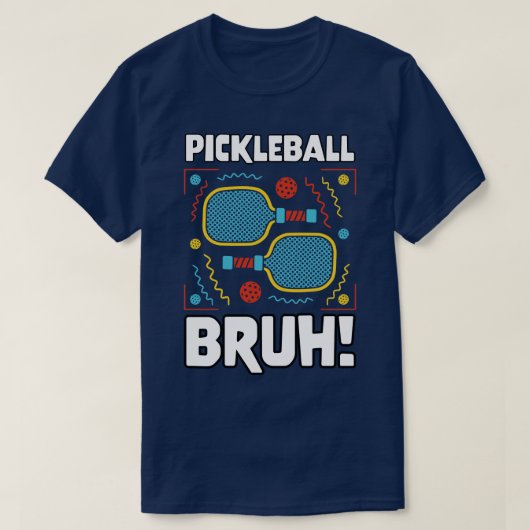 ミームピックボールブルー1 Tシャツ (デザイン正面)