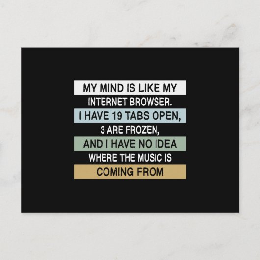 ミームミームユーモア作品ジョークギフトカッコいいアイディア ポストカード (正面)