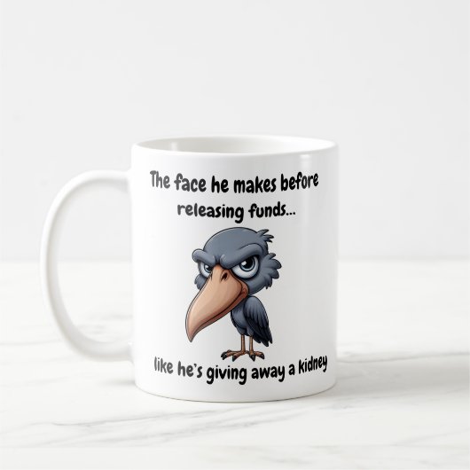 ミームメラニン膜 コーヒーマグカップ (左)