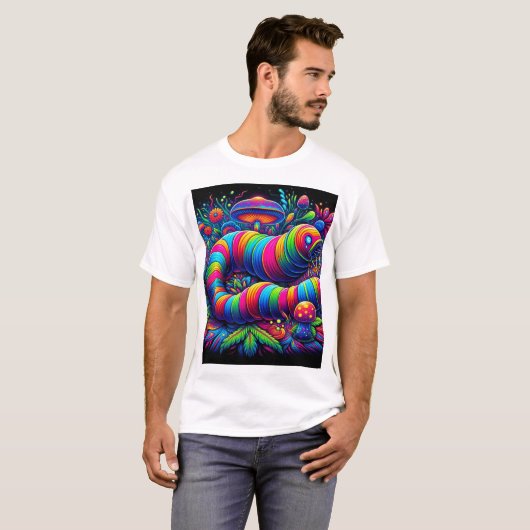 ミームワームTシャツ Tシャツ (正面フル)