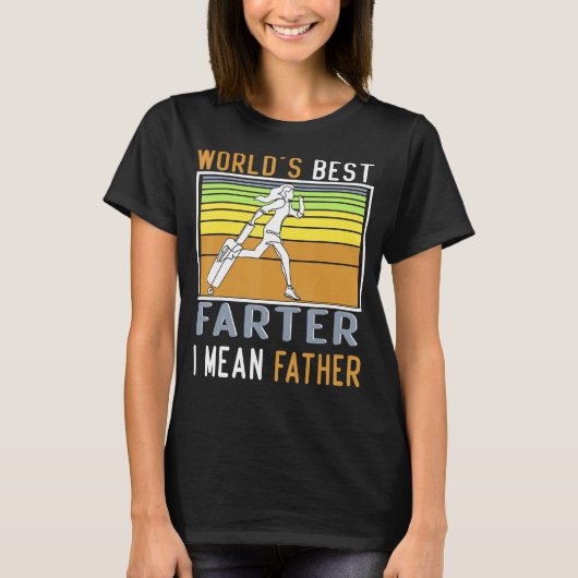 ミームワールド最高のズファーター私は父を意味 Tシャツ (正面)
