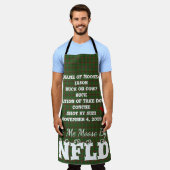 ミームー得ズバイニューファウンドランドカスタムキュートエプロン エプロン (着用した状態)