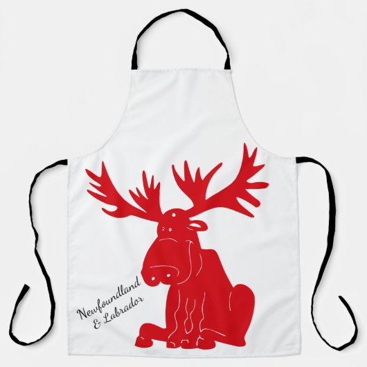 ミームー得ズバイニューファウンドランドカスタムキュートエプロン エプロン (正面)