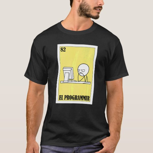 ミーム宝くじメキシコ宝くじElプログラマ Tシャツ (正面)