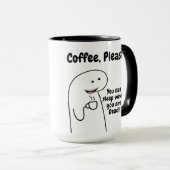 ミーム引用文 マグカップ (正面右)