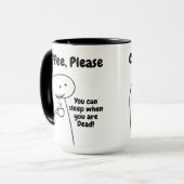 ミーム引用文 マグカップ (正面左)