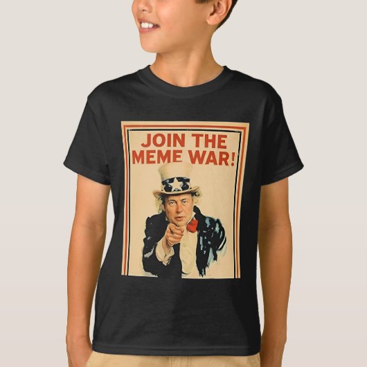 ミーム戦争トランプに参加する Tシャツ (正面)
