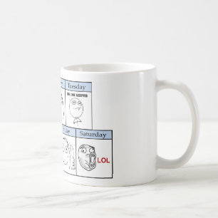 ミーム曜日 コーヒーマグカップ