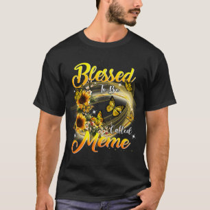 ミーム賛美ひまわり祖母と呼ばれる Tシャツ