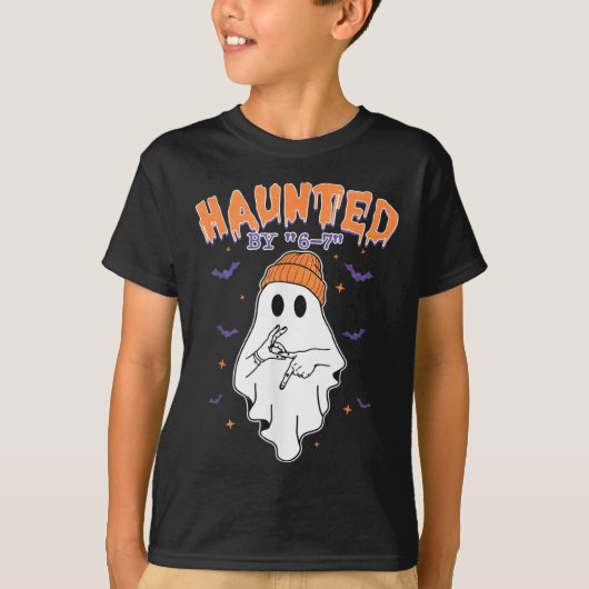 ミーム ハロウィン 幽霊 Tシャツ (正面)