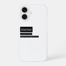 ミーム – 発音と定義Tシャツ iPhone 16ケース