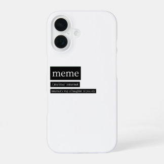 ミーム – 発音と定義Tシャツ iPhone 16ケース