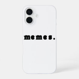 ミームTシャツ – おもしろい Internet Culture iPhone 16ケース