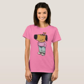 ミームTシャツ 女子 Tシャツ (正面フル)