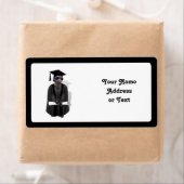 ミールカット大学院W/グレーガウン&ブラックサッシ ラベル (インサイチュ)