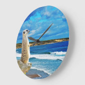 ミールカトビーチ ラージ壁時計 (傾斜)