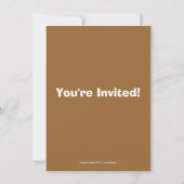 ミールカト誕生日パーティーの招待 招待状 (裏面)