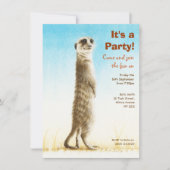 ミールカト誕生日パーティーの招待 招待状 (正面)