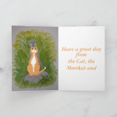 ミールカト&メアキャット誕生日カスタマイズ カード (内部)