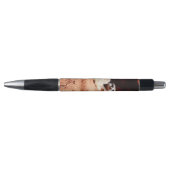 ミールカート土を掘る黒インクペン ボールペン (正面)