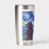 ミールスターリーナイトボードゲームアートデザイン 保温保冷タンブラー (正面)