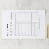 ミールプランナーファミリーメニューオーガナイザー ペーパーパッド (インサイチュ)