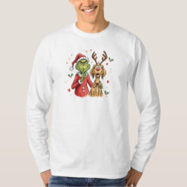 ミーン・グリーン・コーヒー、クリスマスのカフェイン・ビブスが面白い Tシャツ