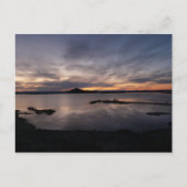 ミーヴァトン湖の夕焼け ポストカード (正面)