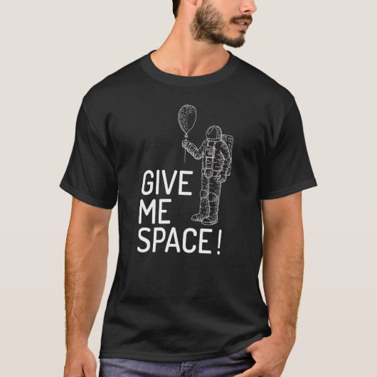 ミー与え宇宙ユニバースと宇宙旅行デザイン Tシャツ (正面)
