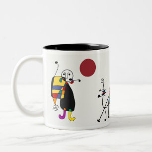 ミ刺激を受けたロアート ツートーンマグカップ