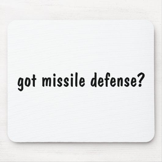 ミ得サイル防衛? マウスパッド (正面)