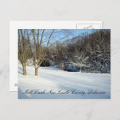 ミ救ルクリークフラッドプレーンウィンター ポストカード (正面/裏面)