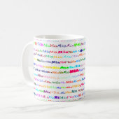 ミ文字デザインアIIマグII コーヒーマグカップ (正面左)